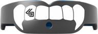 👄 review: shock doctor gel nano convertible mouthguard in pearl carbon for adults logo