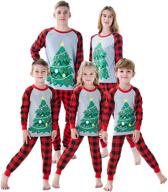 🎅 men's sleepwear for matching family christmas pajamas logo