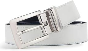 img 2 attached to Bulliant Belt Leather Reversible Single Buckle: Premium Men's Accessories and Belts