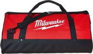 🛠️ milwaukee heavy duty canvas tool bag: 23x12x12 inch with 6 pockets - the essential toolbox companion logo
