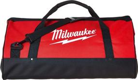img 3 attached to 🛠️ Milwaukee Heavy Duty Canvas Tool Bag: 23x12x12 Inch with 6 Pockets - The Essential Toolbox Companion