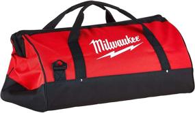 img 2 attached to 🛠️ Milwaukee Heavy Duty Canvas Tool Bag: 23x12x12 Inch with 6 Pockets - The Essential Toolbox Companion