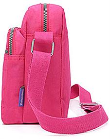 img 3 attached to 👜 Стильная и водонепроницаемая сумка-портфель KARRESLY Casual Nylon Purse Handbag Crossbody Bag - идеальная плечевая сумка для женщин.