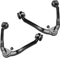 detroit axle: chevy gmc silverado control arm replacement - premium quality upper arm with ball joints - 2pc set logo