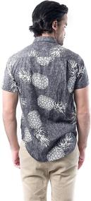 img 3 attached to 🌴 Brooklyn Athletics Men's Tropical Short Sleeve Button Down Shirt