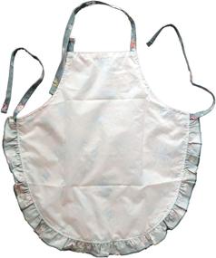 img 1 attached to Cute and Practical Kids Kitchen Cotton Apron with Pocket: Ideal Child Apron for Cooking and Painting
