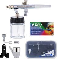 🎨 master performance s68 precision dual-action siphon feed airbrush set - 0.35 mm tip, 3/4 oz fluid bottle, color cup - user friendly kit for auto, art, hobby, and cake - includes how-to-airbrush guide logo