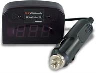 🔋 dashboard-mounted digital display car battery monitor by schumacher - accurate battery charge indicator logo