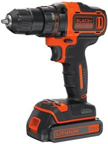 img 4 attached to 🔩 BLACK+DECKER 20V MAX Cordless Drill/Driver - BDCDD220C with Lithium Battery and 2 Speeds