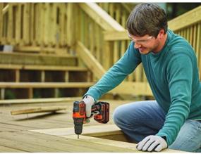 img 3 attached to 🔩 BLACK+DECKER 20V MAX Cordless Drill/Driver - BDCDD220C with Lithium Battery and 2 Speeds