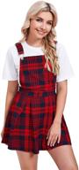 romwe womens pleated overall pinafore women's clothing in jumpsuits, rompers & overalls logo