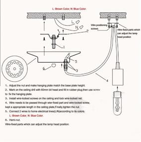 img 1 attached to ZHMA Lighting Adjustable Chandelier Industrial