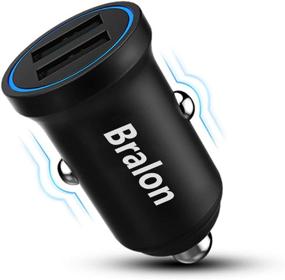 img 4 attached to Bralon Zinc Alloy USB Car Charger: 24W/4.8A Dual Port Fast Adapter for iPhone 11 Pro/Xs/Xr/X/8, iPad, Galaxy Note S10/S9/S8, and More