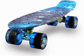 img 4 attached to 🛹 MEKETEC Complete Skateboard for Skateboard Beginners