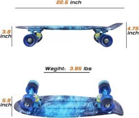 img 2 attached to 🛹 MEKETEC Complete Skateboard for Skateboard Beginners