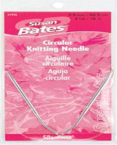 img 1 attached to Susan Bates Silvalume Circular Knitting Needle, 16-Inch Length, 4.5mm Size