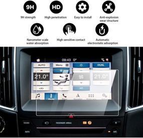 img 3 attached to 📱 Защитная пленка YEE PIN для сенсорного экрана Ford Edge для 2015-2019 Titanium Ford Edge Sync 2 Sync 3 App My Link, стеклянная защитная пленка с устойчивостью к царапинам (8 дюймов)