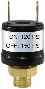 img 3 attached to 🔴 COMPSTUDIO 1 PC High Pressure Air Compressor Control Switch Valve Horn - Black, 1/8" 12V/24V, 1PC