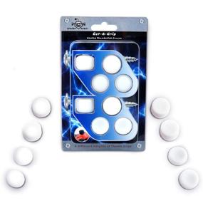 img 4 attached to 🎮 Enhanced Analog Thumbstick Grip Covers for PS4/PS3 - ScrewyRobot (White)