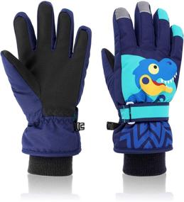 img 4 attached to Yidomto Waterproof Warmest Black XS Men's Gloves: Ultimate Accessory for Winter