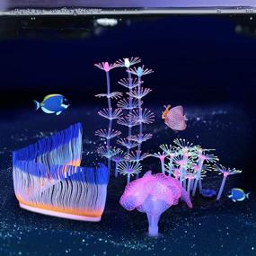 img 2 attached to Mogoko Glowing Decorations Aquarium Ornaments Fish & Aquatic Pets