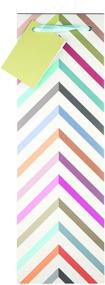 img 2 attached to Cakewalk Pastel Chevron Wine Assorted