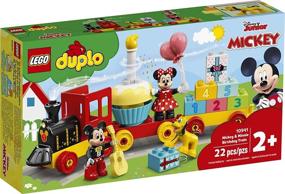 img 1 attached to 🎁 Набор LEGO DUPLO Disney "День Рождения на поезде" 2021 - Набор для строительства поезда с Микки и Минни для детей (22 детали)