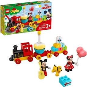 img 4 attached to 🎁 Набор LEGO DUPLO Disney "День Рождения на поезде" 2021 - Набор для строительства поезда с Микки и Минни для детей (22 детали)