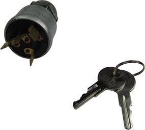 img 2 attached to 🔑 Enhanced EZGO Ignition Key Switch (81+) for Gas/Electric Golf Cart with Lights - 4-Prong