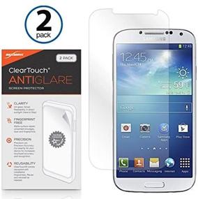 img 3 attached to 📱 Enhanced ClearTouch Anti-Glare Screen Protector for Samsung Galaxy S4 - 2-Pack | Anti-Fingerprint Matte Film Skin