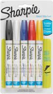 🎨 vibrant and versatile: sharpie 36671 water-based poster paint marker, assorted colors, 5-pack! logo