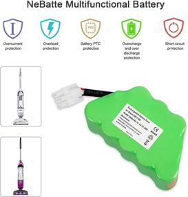 img 1 attached to 🔋 Amityke 14.4V 3000mAh XBT1106 Battery Compatible with Shark SV1106 SV1112 Freestyle Navigator Cordless Stick Vacuum - XBT-1106 XBT1106 SV1106 Battery