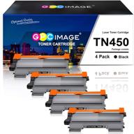 gpc image compatible toner cartridge replacement for brother tn-450 tn450 tn420 - high-quality ink for hl-2270dw hl-2280dw mfc-7360n mfc-7360n mfc-7860dw dcp-7065dn intellifax 2840 2940 printer tray (4 black) logo