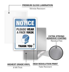 img 2 attached to 🔒 Optimize Restaurant Health & Safety with Pixelverse Design 7X10 Distancing Occupational Products