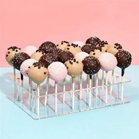 img 3 attached to 🍭 Lollipop Stand with Convenient Cake Holder Holes: A Perfect Display Solution