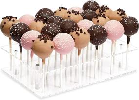 img 4 attached to 🍭 Lollipop Stand with Convenient Cake Holder Holes: A Perfect Display Solution