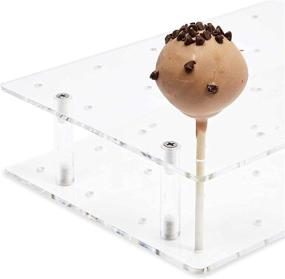 img 1 attached to 🍭 Lollipop Stand with Convenient Cake Holder Holes: A Perfect Display Solution