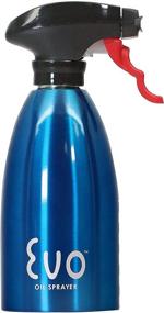 img 1 attached to 🧴 Evo Oil Sprayer: Non-Aerosol Stainless Steel Bottle for Olive Oil and Cooking Oils - Blue, 16-Ounce Capacity