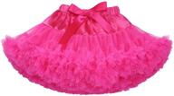 👗 meeyou little girls' tulle tutu skirt with lace - 3 layers for enhanced style and comfort logo