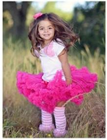 img 2 attached to 👗 Meeyou Little Girls' Tulle Tutu Skirt with Lace - 3 Layers for Enhanced Style and Comfort