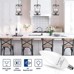 img 3 attached to 💡 Улучшите свое пространство с светодиодной люстрой LOHAS - эквивалентом люстры