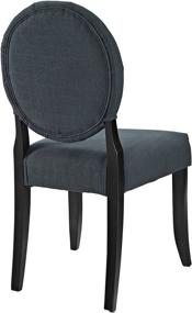 img 1 attached to 🪑 Gray Tufted Button Upholstered Dining Side Chair by Modway