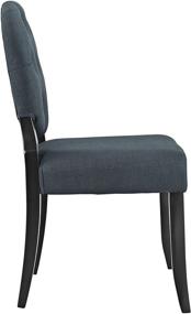 img 2 attached to 🪑 Gray Tufted Button Upholstered Dining Side Chair by Modway