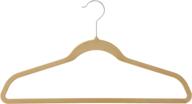 whitmor flocked suit hangers beige логотип