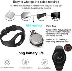 img 1 attached to 🏋️ Waterproof Fitness Tracker: 3D Pedometer Watch for Walkers with Vibration Alarm Clock, Step Counter, Calorie Burn, Distance, Alarm, Stopwatch - No App Required! Ideal for Men, Women, and Kids