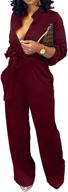 👗 senight sparkly pockets jumpsuits for women - 1ablack (size 5) - clothing logo