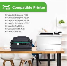 img 2 attached to Aztech Compatible Toner Cartridge Replacement for HP 87X 87A CF287X CF287A HP Enterprise M506 M506dn M506n Pro M501 M501dn HP M506 M506x M527 M527dn Printer Ink - Black, 2-Pack