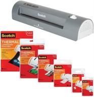 🔒 complete 3m laminator kit: the ultimate solution with versatile laminating pouches for every size logo