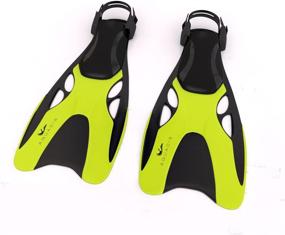 img 3 attached to 🤿 Premium Aquadis Snorkel Set: Diving Mask, Dry Top Snorkel & Luxury Fins for Men and Women - Ideal Snorkel Kit for Spearfishing and Scuba Diving