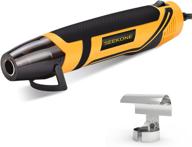 🔥 seekone mini heat gun - compact and powerful tool for craft embossing, shrink wrapping, and paint stripping logo
